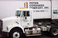 Peter Condakes Company Produce Trucks